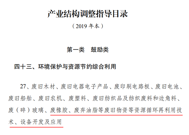 產業結構調整指導目錄(2019年本) 產業結構調整指導目錄(2019年本)