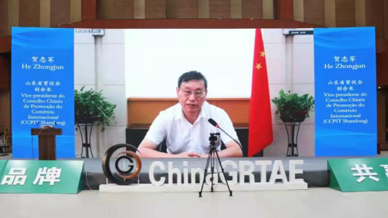 山東省貿促會副會長賀忠軍