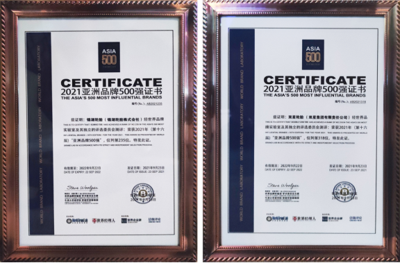 亞洲品牌500強(qiáng),雙星、錦湖強(qiáng)勢(shì)上榜! 亞洲品牌500強(qiáng),雙星、錦湖強(qiáng)勢(shì)上榜!