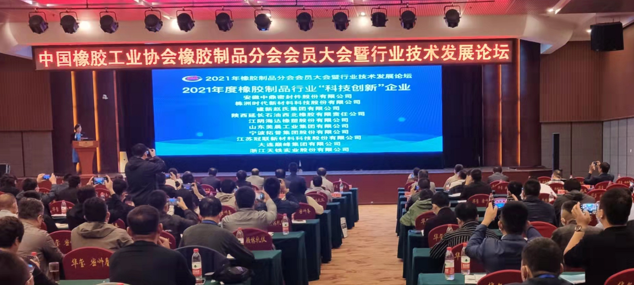 2021橡膠制品行業(yè)技術發(fā)展論壇科技工作者科技創(chuàng)新企業(yè)
