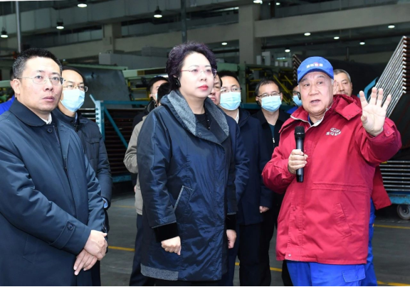 朝陽市委書記張淑萍率隊赴朝陽浪馬輪胎有限責任公司
