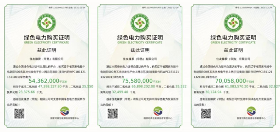 認購“綠證”,住友兩基地使用“綠色”電力! 認購“綠證”,住友兩基地使用“綠色”電力!