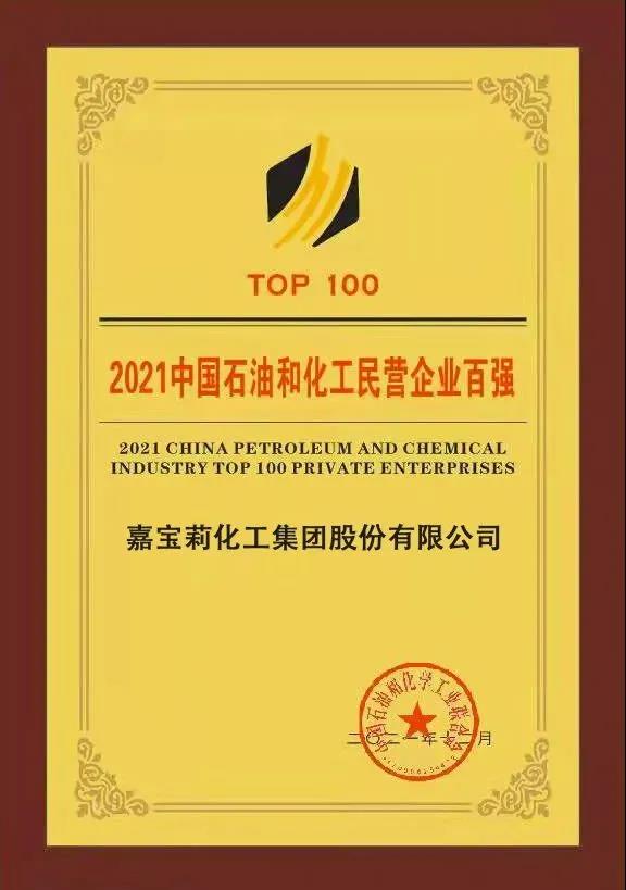 嘉寶莉連年登榜全國(guó)百?gòu)?qiáng)! 嘉寶莉連年登榜全國(guó)百?gòu)?qiáng)!