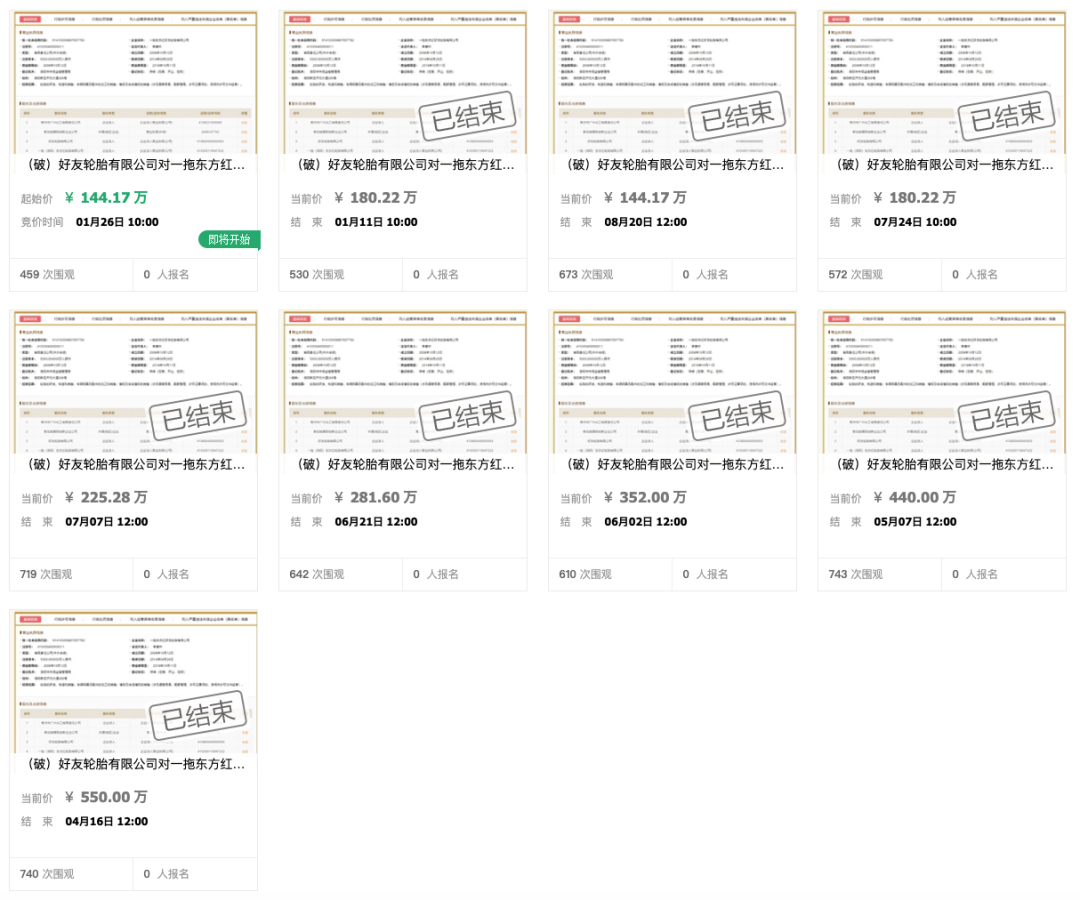 好友輪胎有限公司對一拖東方紅好友輪胎有限公司股權投資