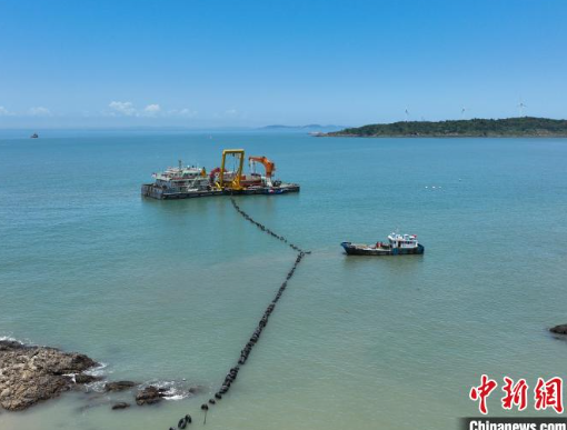 上大陳海纜鋪設?！「鸺蝺x 攝