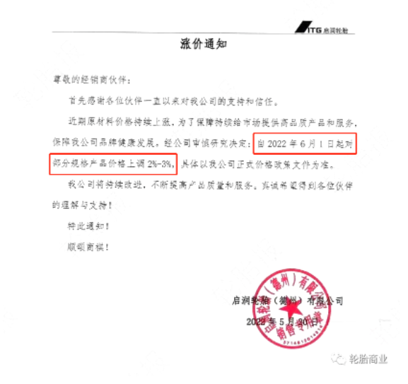 漲價
