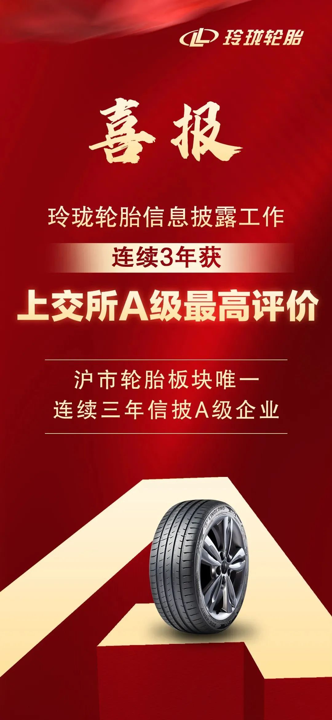 玲瓏輪胎：A級上市公司！