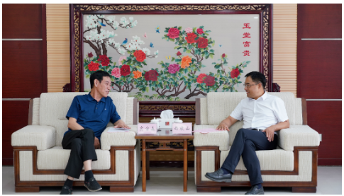 大業股份黨委書記竇寶森一行赴墾利區委區政府匯報并協商有關工作 大業股份黨委書記竇寶森一行赴墾利區委區政府匯報并協商有關工作