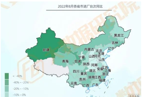 新疆地區降幅最大 新疆地區降幅最大