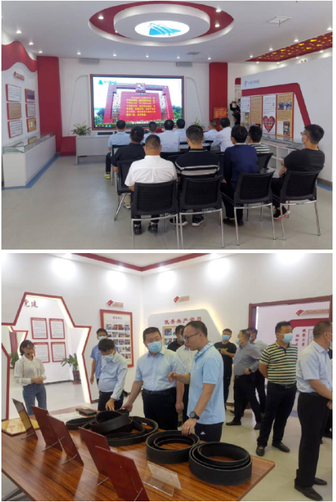 韓瑞軍主任一行在李洋董事長的陪同下先后參觀了企業五心黨建廳、人大代表聯絡室、產品展廳,觀看了公司宣傳片,聽取了工作人員關于企業以黨建引領企業高質量發展的匯報。 韓瑞軍主任一行在李洋董事長的陪同下先后參觀了企業五心黨建廳、人大代表聯絡室、產品展廳,觀看了公司宣傳片,聽取了工作人員關于企業以黨建引領企業高質量發展的匯報。