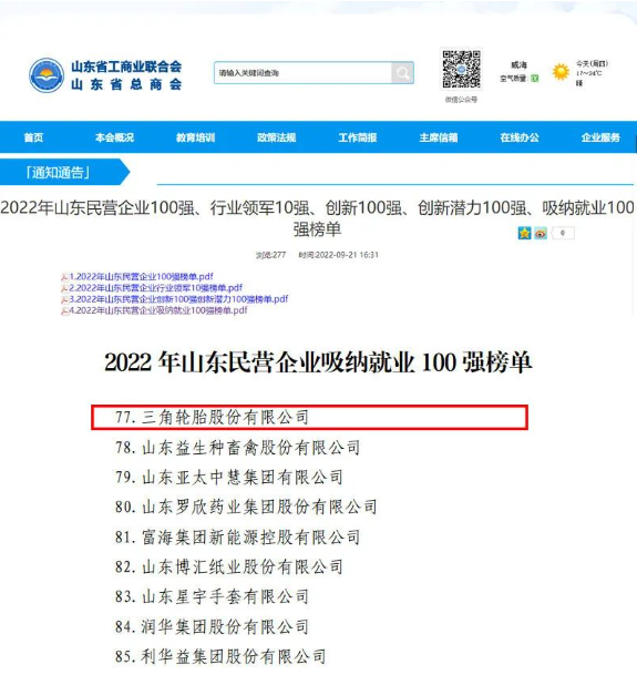 2022年山東民營企業100強系列榜單申報發布活動 2022年山東民營企業100強系列榜單申報發布活動