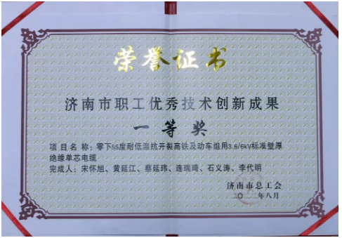 章丘區(qū)總工會副主席陳彬,華凌電纜總裁王偉為獲獎人員頒發(fā)證書和獎勵金。 章丘區(qū)總工會副主席陳彬,華凌電纜總裁王偉為獲獎人員頒發(fā)證書和獎勵金。