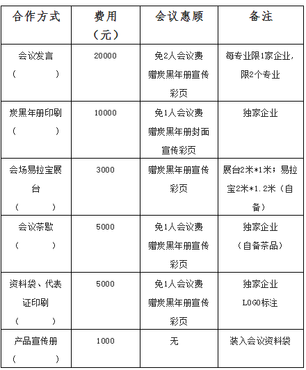 　會議合作模式及費用