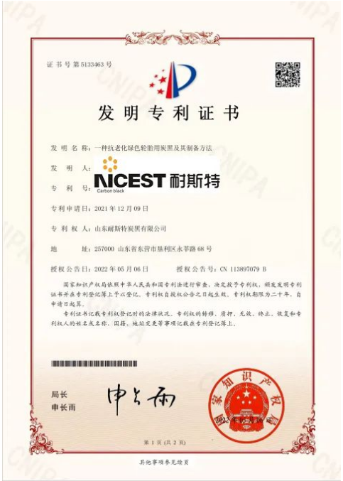 耐斯特炭黑公司把創新作為企業發展的生命線，把知識產權作為創新驅動發展的主要動力，突出知識產權在自主創新中的核心地位，注重發揮知識產權創造和運用對產業發展的支撐引領作用，在創新方面走在了集團前列。