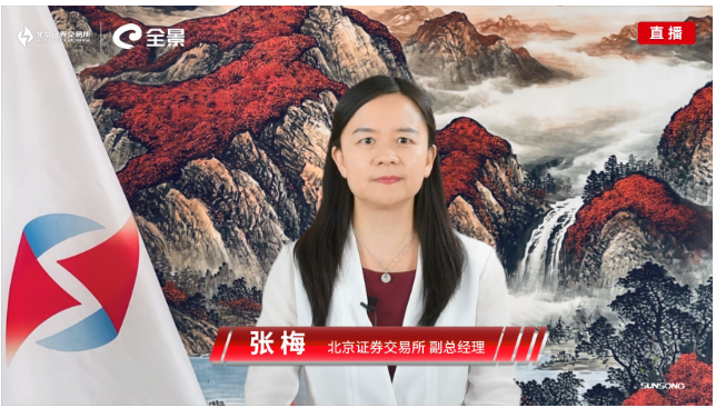北京證券交易所副總經理張梅視頻致辭 北京證券交易所副總經理張梅視頻致辭
