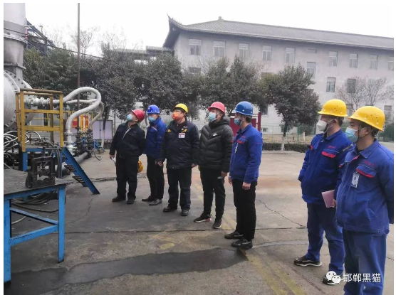 磁縣應急管理局組織園區化工企業對邯鄲黑貓開展歲末年初安全生產工作專項督導檢查工作
