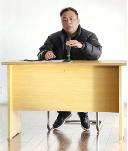 　總經理姚峰發表講話