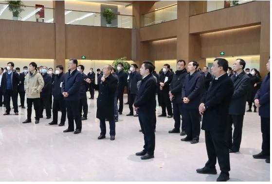 齊河縣委書記孫修煒一行現場觀摩金能化學項目 齊河縣委書記孫修煒一行現場觀摩金能化學項目