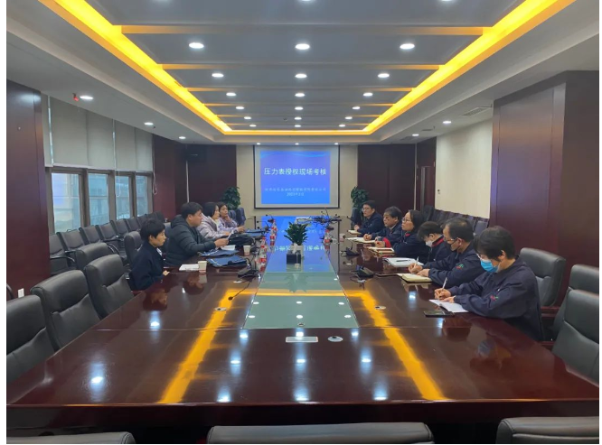 咸陽市市場監督管理局組織對西橡公司進行壓力表授權現場考核 咸陽市市場監督管理局組織對西橡公司進行壓力表授權現場考核