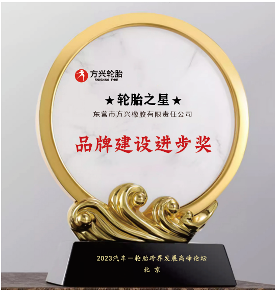 方興橡膠榮獲“品牌建設進步獎”，以卓越品質鑄就輝煌品牌