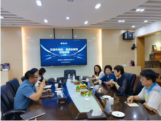 隨后，孫蓮英一行對廣東省重點涂料企業進行了深入調研。