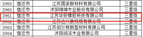 江蘇華安橡膠科技有限公司獲得了三星級上云企業的認可。該公司以其自主品牌“國新”、“國豪”、“華安”而聞名，目前正積極推進上市工作，為其在數字化領域的發展提供了更多的機會。