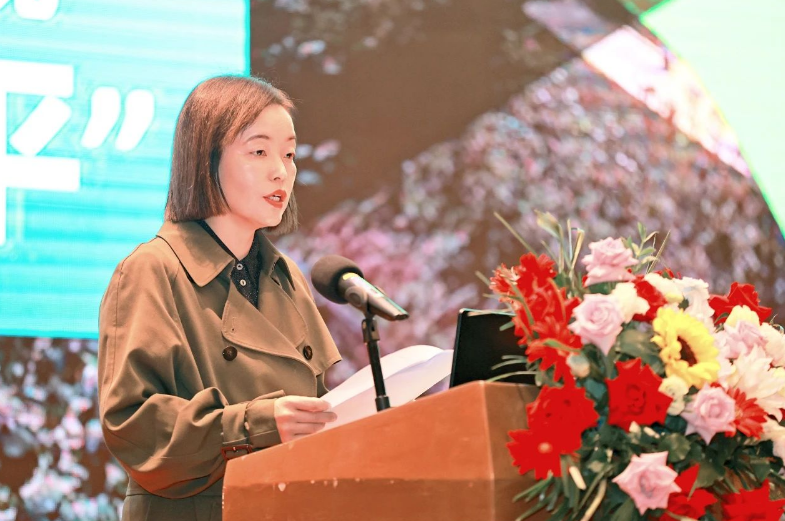 安順市投資促進局局長王俐發表了熱情洋溢的致辭。
