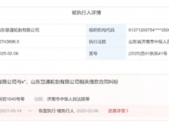 山東某輪胎工廠列為被執(zhí)行人！
