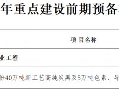 45萬噸炭黑項目，要落地廣東？