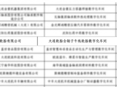 數(shù)字化賦能！大輪輪胎全鋼子午線車間躋身遼寧示范名單